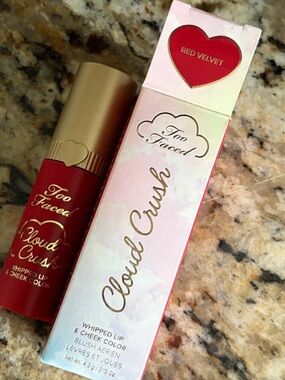 ⚡️❄️Too Faced Cloud Crush Whipped Lip & Cheek Color Red Velvet